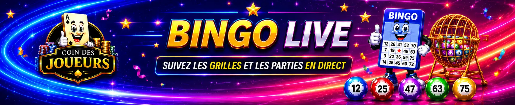 Bingo Live Coin des Joueurs