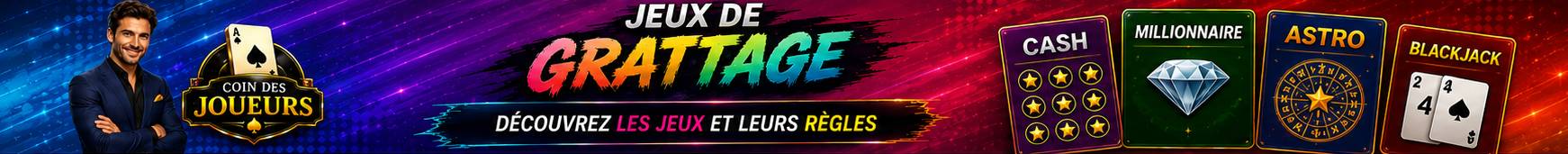 Jeux de grattage FDJ et Illiko