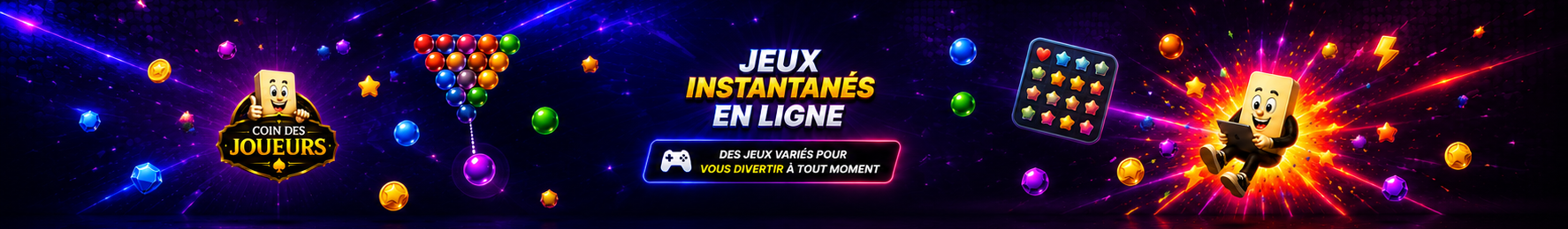 Jeux instantanés en ligne Coin des Joueurs