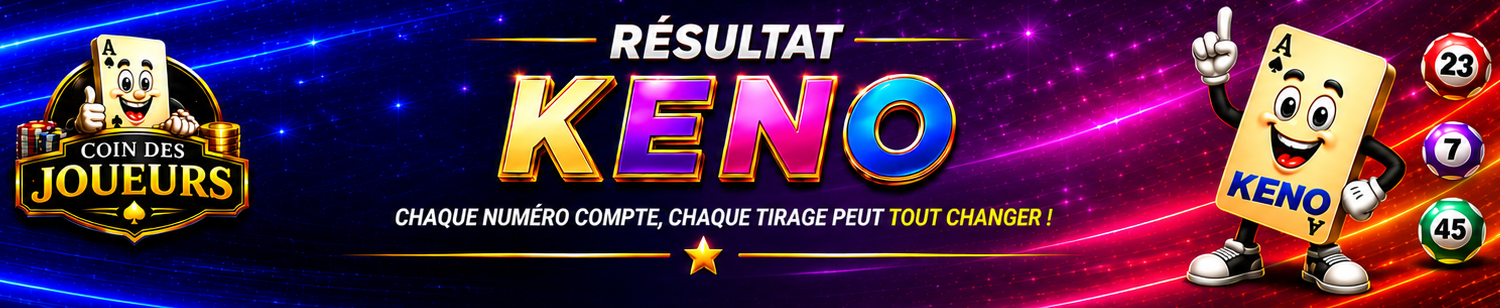 Résultat Keno Coin des Joueurs